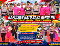 Kapolres Batu Bara Berganti, AKBP Doly Nelson Lepas Tongkat Komando; Kapolres Baru Tegaskan Akan Lanjutkan Program Presisi 
