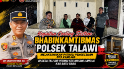 Cooling System Polsek Talawi Perkuat Pos Kamling, Warga Diajak Waspada Cegah Kejahatan 3C