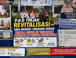 PJI-D Tinjau Revitalisasi SMA Negeri 1 Medang Deras, Kepala Sekolah Tegaskan Pekerjaan Sesuai Ketentuan