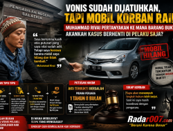 Putusan Inkrah, Tapi Hak Korban Belum Pulih: Misteri Mobil Nissan Grand Livina Masih Gelap
