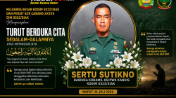 Babinsa Koramil 05/PWK Kandis Kodim 0322/Siak, Sertu Sutikno, Tutup Usia