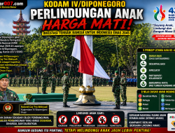 Kodam IV/Diponegoro Tegaskan Perlindungan Anak Harga Mati, Generasi Emas 2045 Dimulai dari Hari Ini