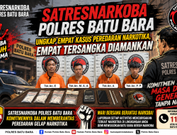 Empat Tersangka Dibekuk! Satresnarkoba Polres Batu Bara Gempur Jaringan Sabu