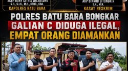 Hitungan hari Kasat Reskrim Polres Batu Bara Bongkar Galian C Diduga Ilegal, Amankan 1 Unit Excavator dan 2 unit Damp Truck 