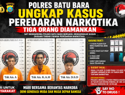 Polres Batu Bara Ungkap Kasus Peredaran Narkotika, Tiga Orang Diamankan