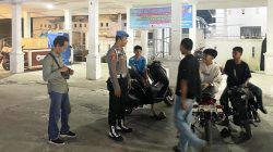 Patroli Tengah Malam Polsek Talawi Sasar Tawuran, Begal dan Pungli di Tanjung Tiram