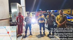 Polsek Lima Puluh Pantau SPBU, Stok BBM Dipastikan Aman
