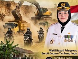Wakil Bupati Pringsewu Ancam Penambang Ilegal Yang Nekat Beroperasi