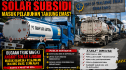 Truk Tangki Diduga Angkut Solar Subsidi ke Kawasan Pelabuhan Tanjung Emas, Aparat Jangan Tutup Mata