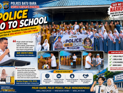 Police Go To School, Kasat Narkoba Polres Batu Bara Tanamkan Kesadaran Hukum dan Bahaya Narkoba di SMA Negeri 1 Tanjung Tiram