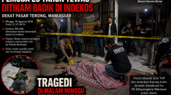 Pemuda 28 Tahun Tewas Ditikam Badik di Indekos Dekat Pasar Terong, Pelaku Serahkan Diri..