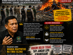 Tambang Luwu Bergejolak, SILU RAYA Minta APH Transparan soal Dugaan Pembakaran Peralatan