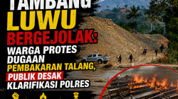 Api di Lokasi Tambang Luwu: Dugaan Pembakaran Alat oleh Aparat Tuai Tanda Tanya Besar
