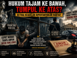 Filsuf politik Italia, Niccolò Machiavelli: “Jika keadilan benar-benar ada, penjara akan dipenuhi oleh politisi, bukan orang miskin.”