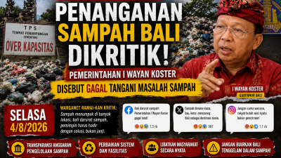 Penanganan Sampah Bali Dikritik: Pemerintahan I Wayan Koster Jadi Sorotan Publik