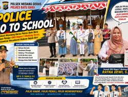 Police Go To School, Polsek Mendang Deras Tanamkan Kesadaran Hukum Sejak Dini di SMA Negeri 1 Medang Deras