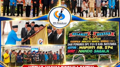 PJI-D Asahan Resmi Dilantik, Tegaskan Pers Berintegritas dan Kritis