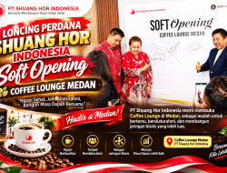 Loncing Perdana Shuang Hor Indonesia Soft Opening Coffee Lingzhi di Medan 
