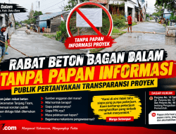 Rabat Beton Bagan Dalam Tanpa Papan Informasi, Publik Pertanyakan Transparansi Proyek