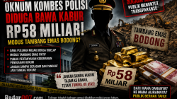 HEBOH! Isu “Kombes Polisi Bawa Kabur Rp58 Miliar” Viral, Dugaan Modus Tambang Emas Bodong Disorot